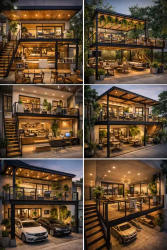 Mezannine Cafe Modern di Kabupaten Bekasi